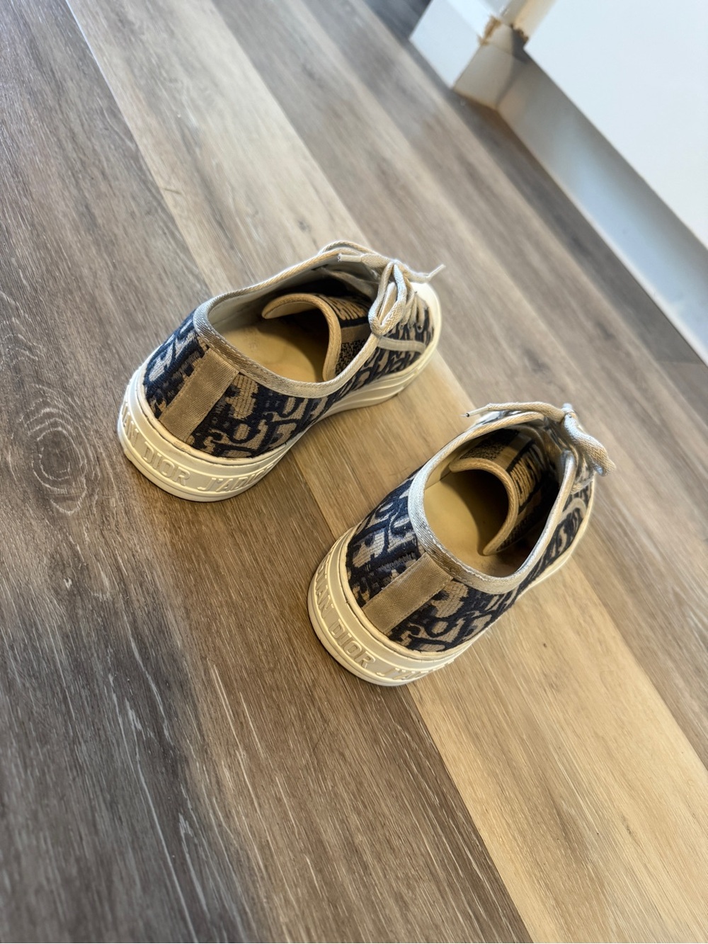 Dior Brown & Black Oblique Canvas Low-Top Sneakers *authentic* - Picture 3 of 5